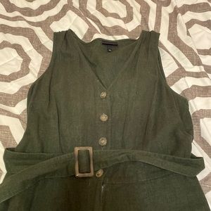 Green Linen jumpsuit